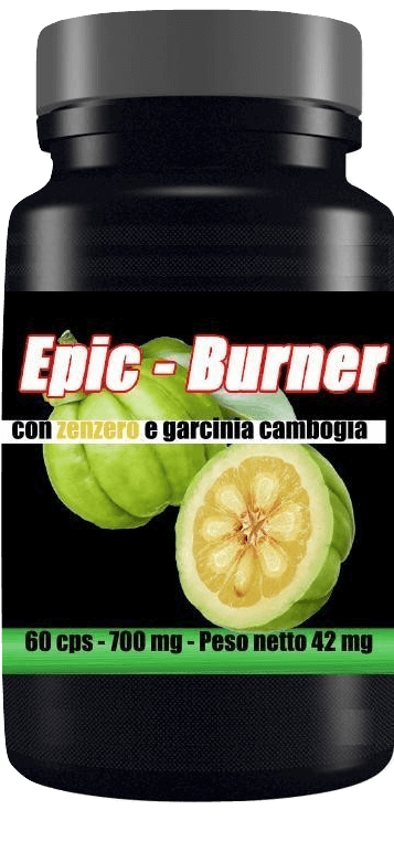 Epic Burner: Integratore Dimagrante in Capsule con Garcinia Cambogia e Zenzero