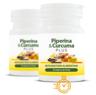 Piperina e Curcuma Plus